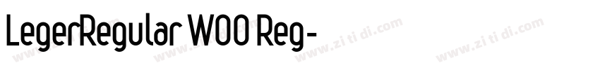 LegerRegular W00 Reg字体转换